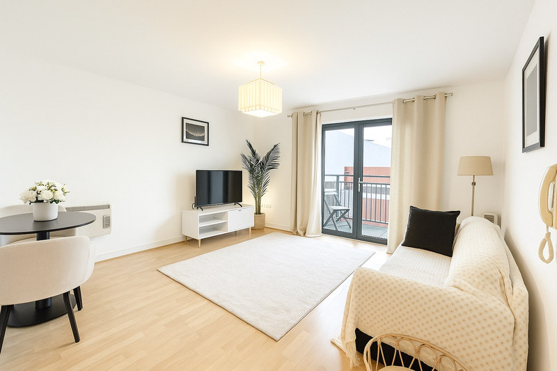 Serviced 2-Bed Apartment, Deansgate, M3, photograph 2