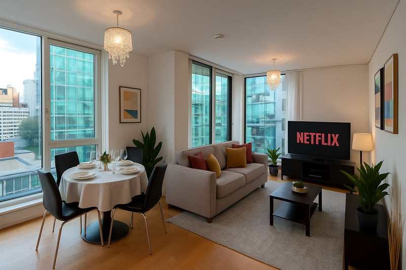 Stylish 2-Bed Apartment, Manchester, M3, photograph 1