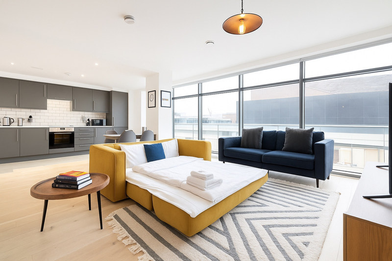 Serviced 2-Bed Apartment, City Centre, M2, photograph 3