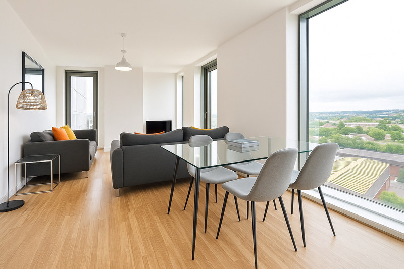 Serviced 2-Bed Apartment, Salford Quays, M50, photograph 1