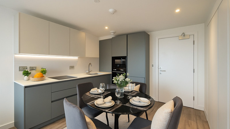 Calm 2-Bed Apartment, Salford, M5, photograph 2