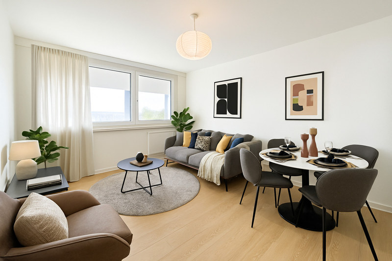 Contemporary 1-Bed Apartment, Heaton Norris, SK4, photograph 4