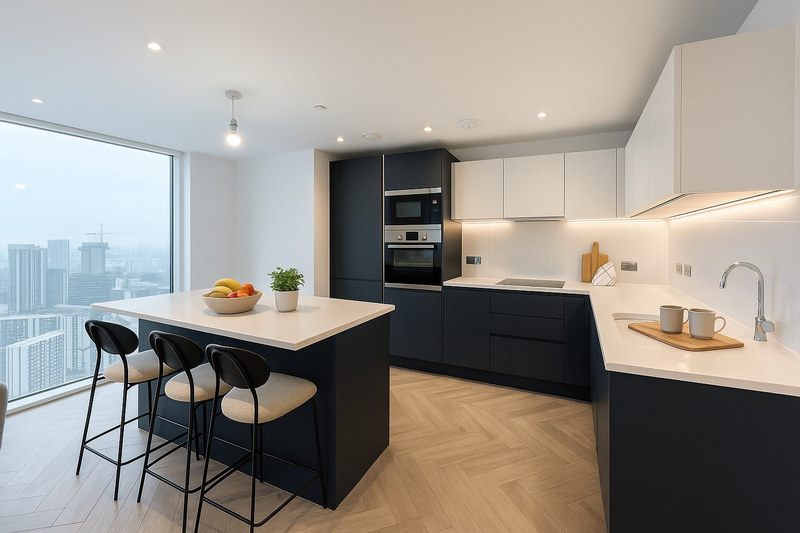 Luxury 3-Bed Apartment, Salford, M3, photograph 2