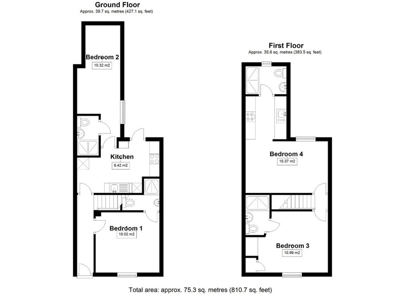 Serviced 1-Bed Apartment, Northampton, NN1, photograph 7