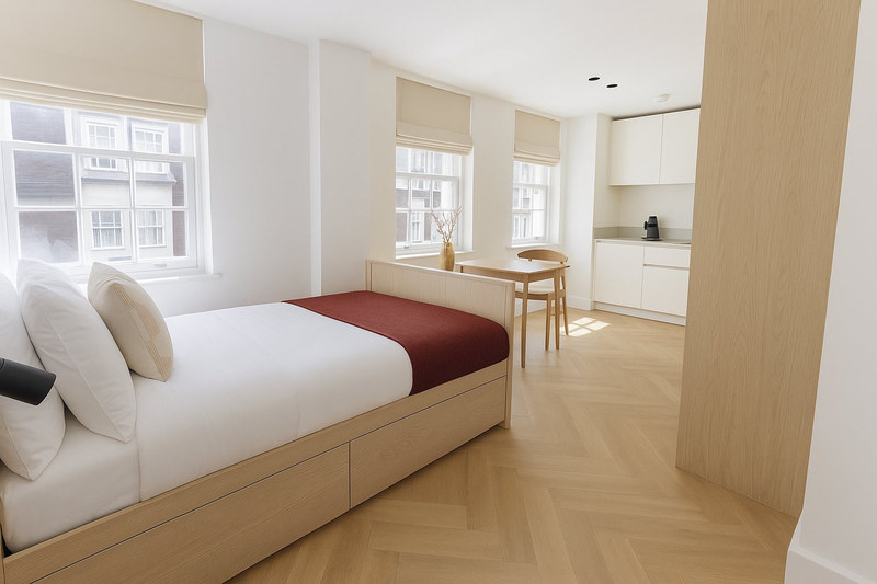 Studio Apartment, Weymouth Street, W1G, photograph 1