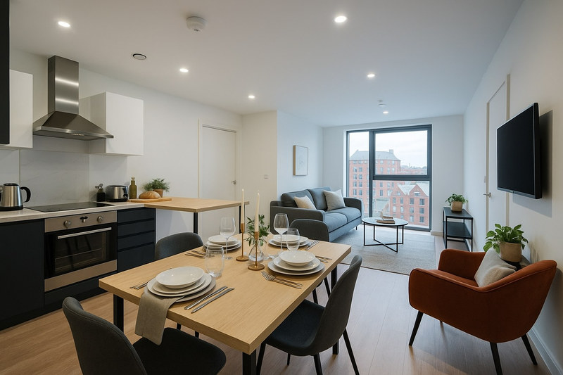 Spacious 2-Bed Apartment, Manchester, M3, photograph 1
