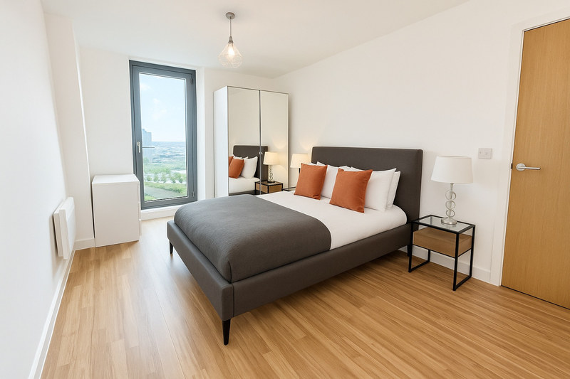 Serviced 2-Bed Apartment, Salford Quays, M50, photograph 3