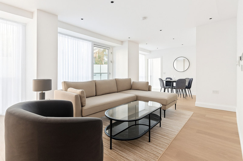Serviced 1-Bed Apartment, St Georges Square, Pimlico, SW1V, photograph 8