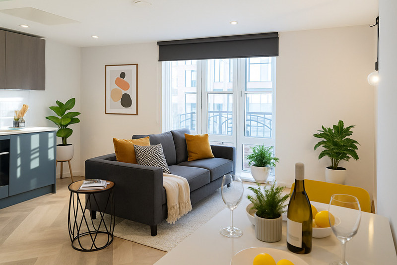 Calm 1-Bed Apartment, Ancoats, M4, photograph 3