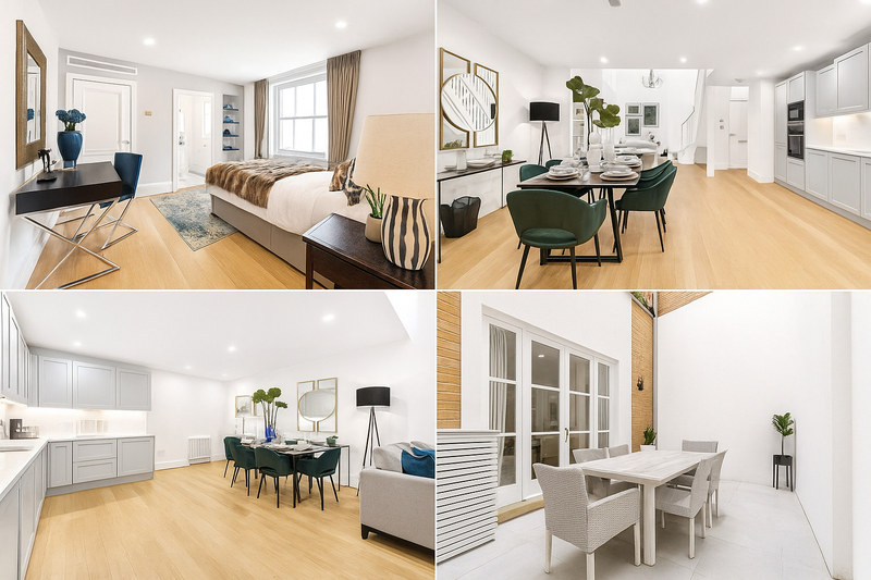 Serviced 2-Bed Apartment, 8A, Bryanston St, London, W1H, photograph 2
