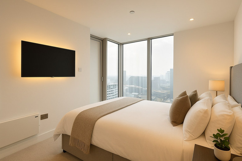 Luxury 3-Bed Apartment, Salford, M3, photograph 4