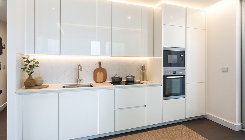 Calm 2-Bed Apartment, Nine Elms, SW11, photograph 1