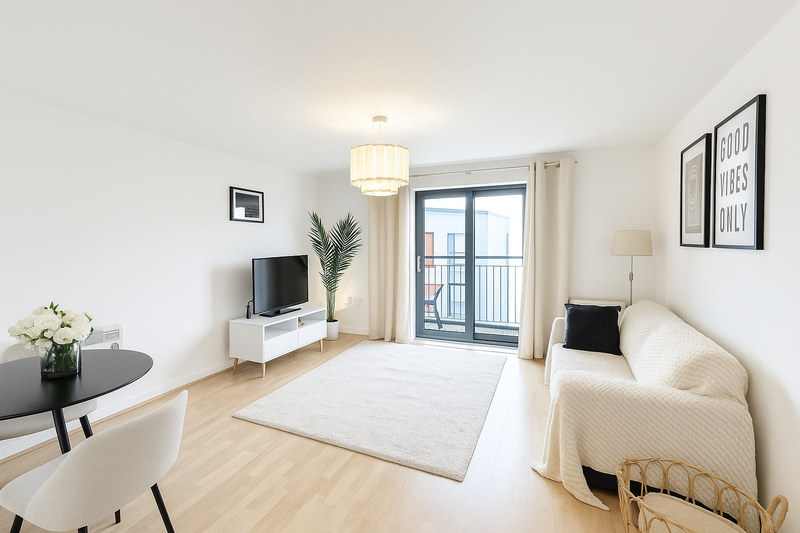 Serviced 2-Bed Apartment, Deansgate, M3, photograph 1