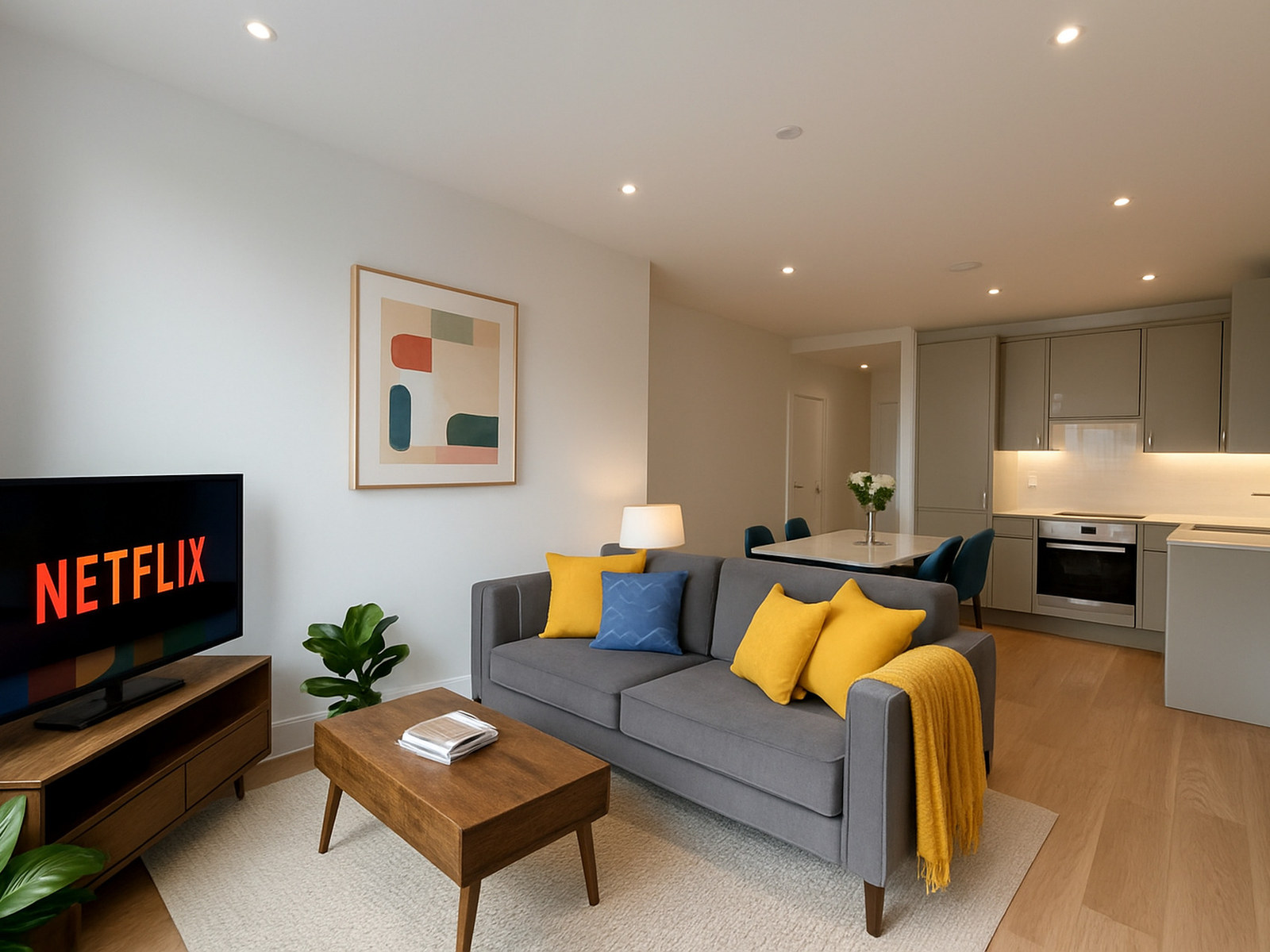 Luxury 1-Bed Apartment, Southside, B5