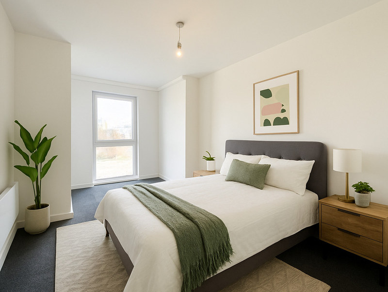 Stylish 1-Bed Apartment, Ordsall, M5, photograph 3