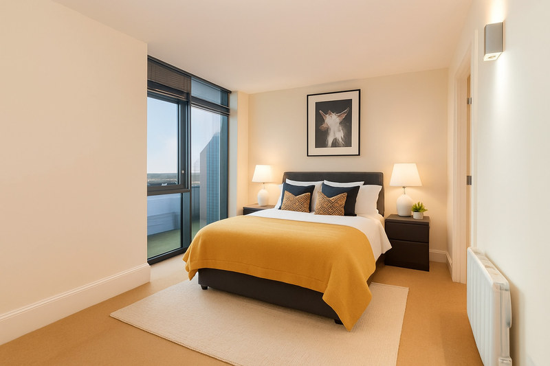 Refined 2-Bed Apartment, Colmore District, B3, photograph 2