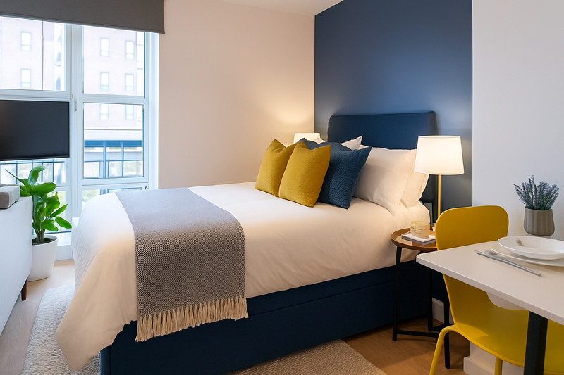Calm 1-Bed Apartment, Ancoats, M4, photograph 2