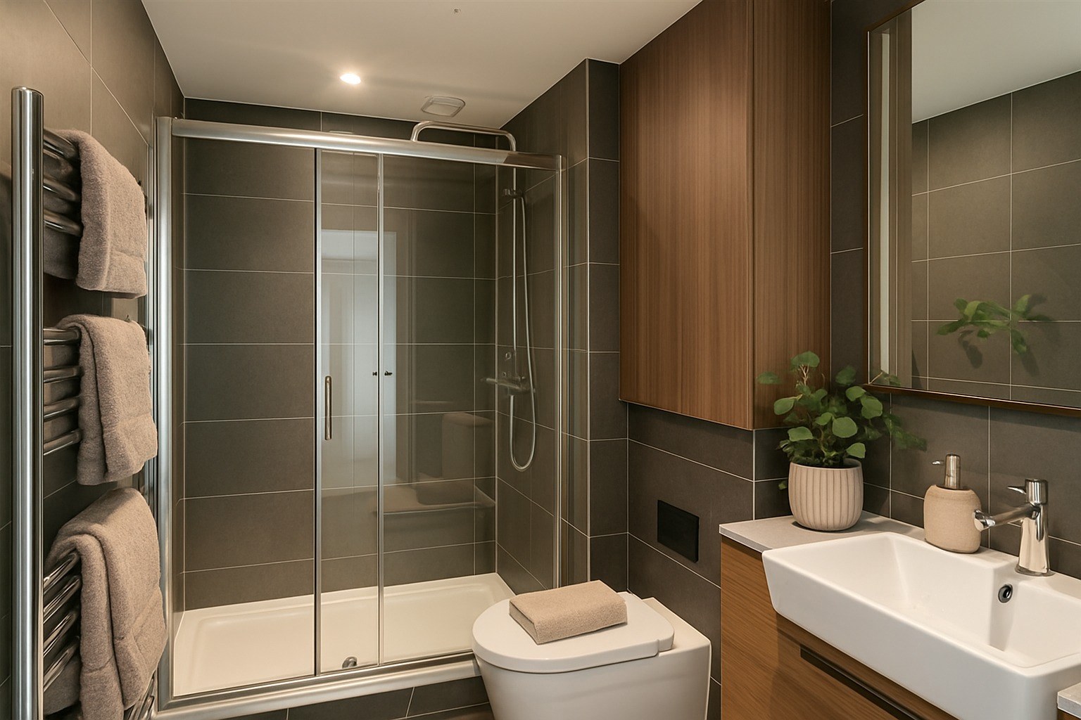 Bright 1-Bed Apartment, Castlefield, M15, photograph 4