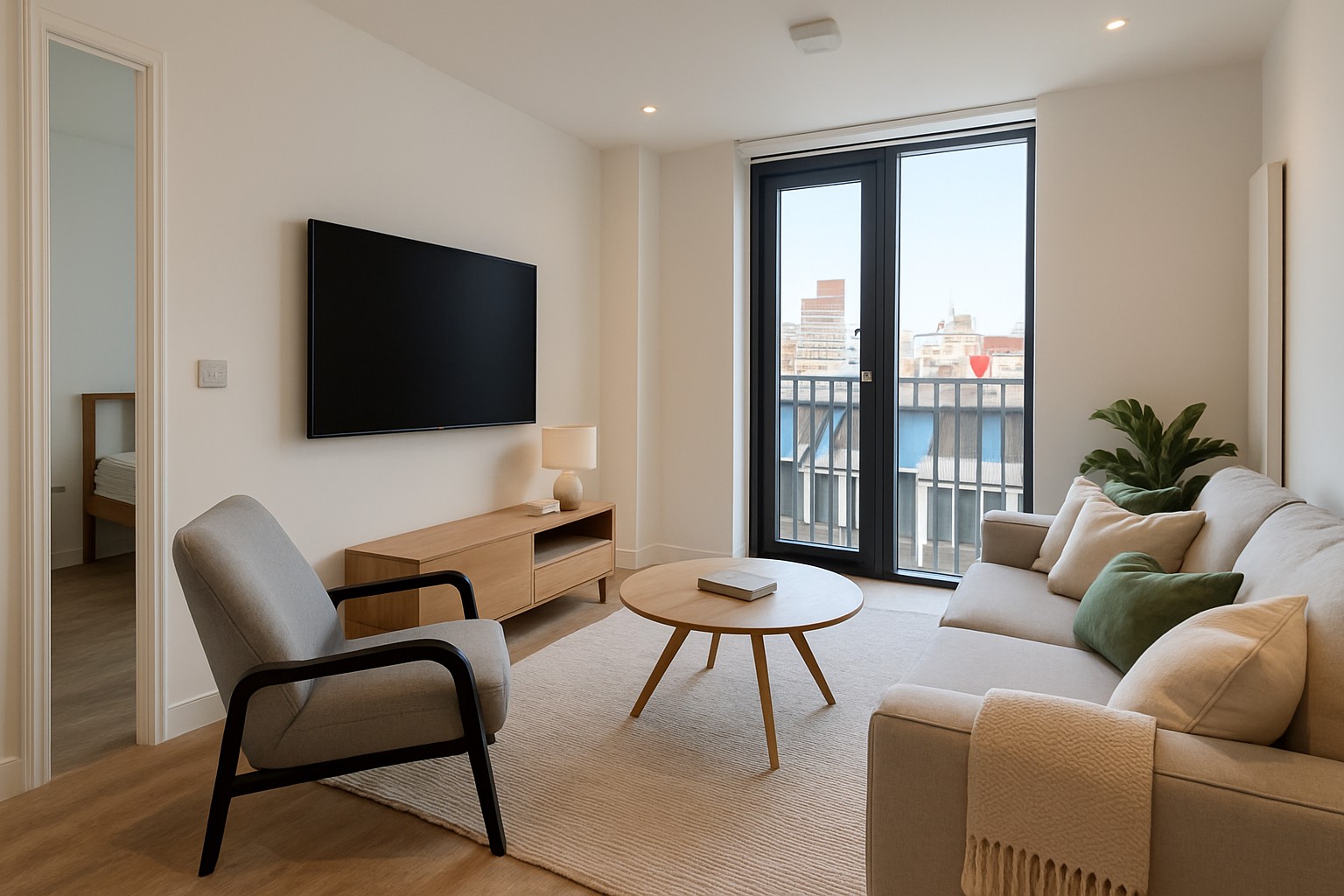 Spacious 2-Bed Apartment, Manchester, M1