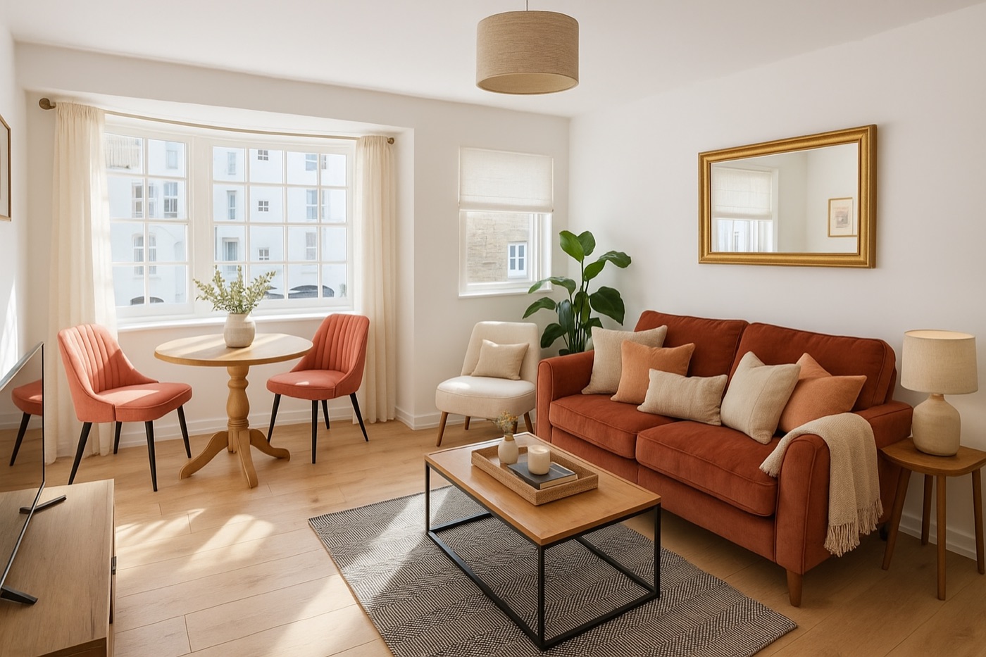 The same apartment finished by Salus